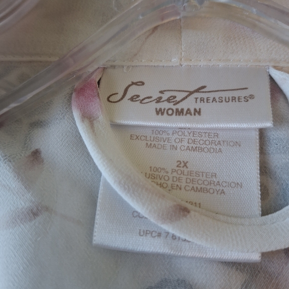 Beautiful Floral Sheer Robe - Picture 9 of 10